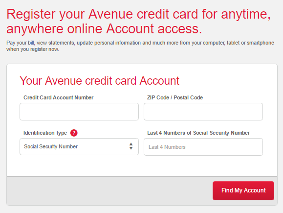 How to Activate your Avenue Credit Card Account
