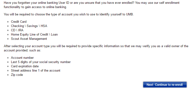 How to Login to the UMB Simply Rewards Visa Credit Card Account