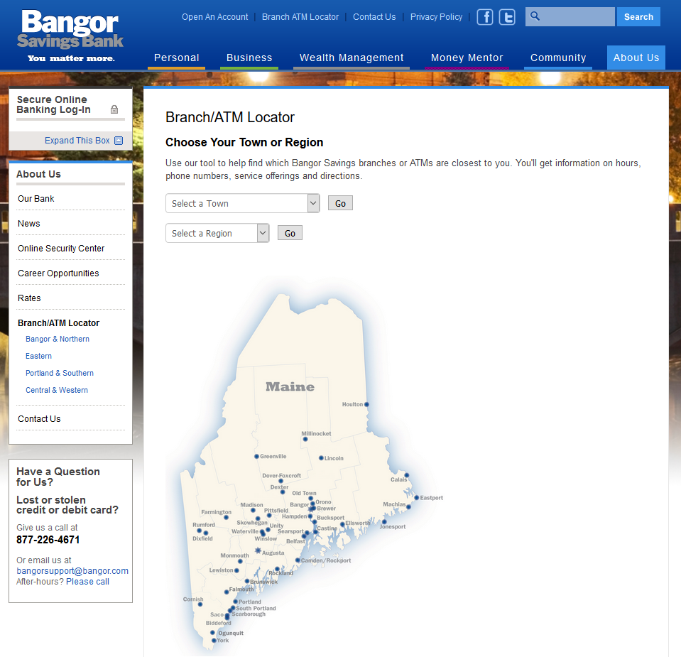 How to Pay for the Bangor Savings Bank Visa Platinum Credit Card in the Local Branch