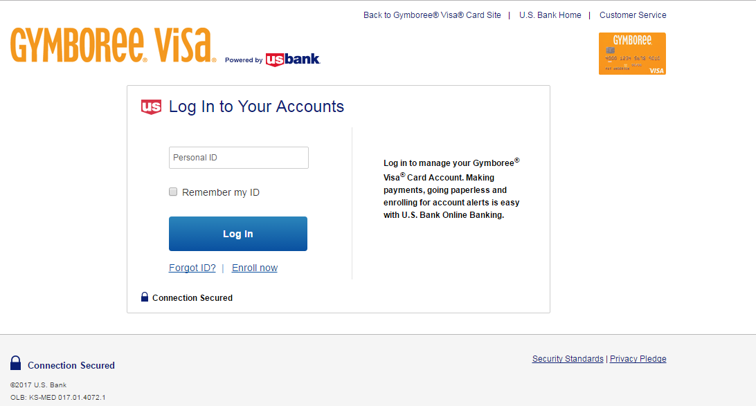 How to Login to Gymboree Visa Credit Card Account