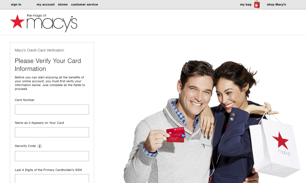 Macy's Credit Card Login